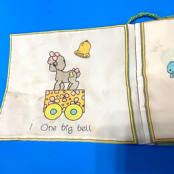 PRECIOUS MOMENTS VTG 90’s MY FIRST COUNTING BOOK HANDMADE FABRIC BOOK 10”x 9” - Picture 10 of 13